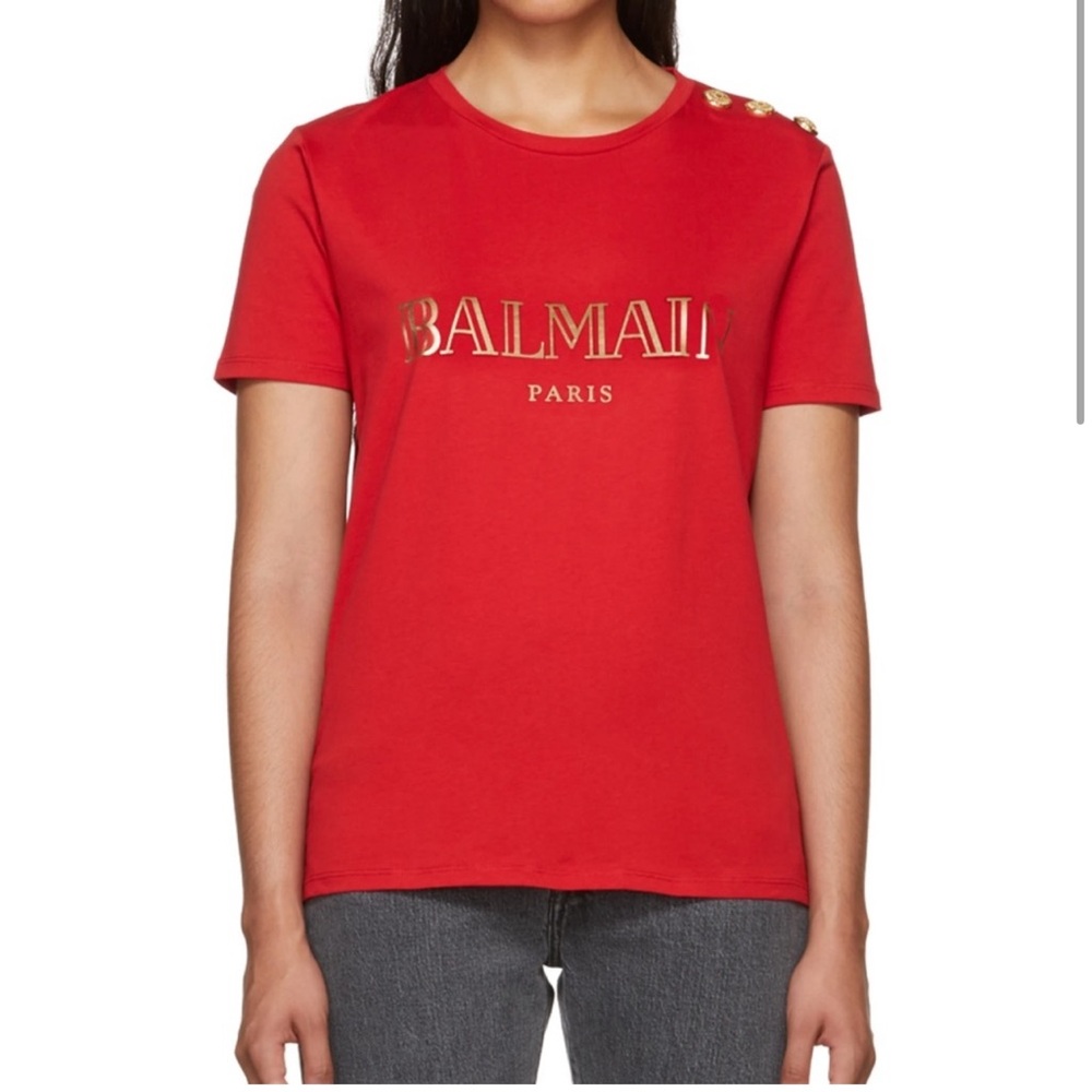 Balmain women’s logo t-shirt